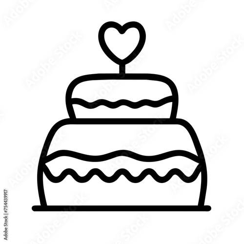 wedding cake icon