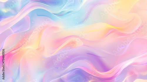 Abstract background of soft gradient in pastel colors. AI generated image