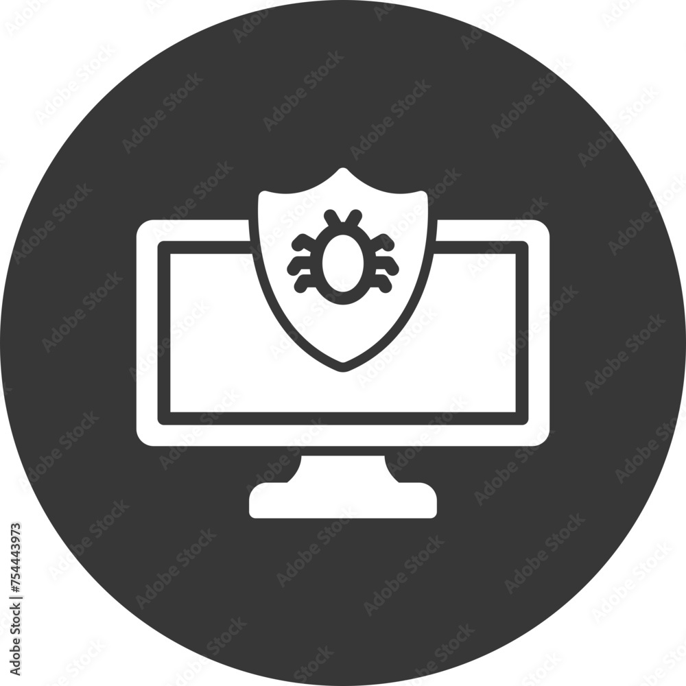 Antivirus Glyph Inverted Antivirus Glyph Inverted