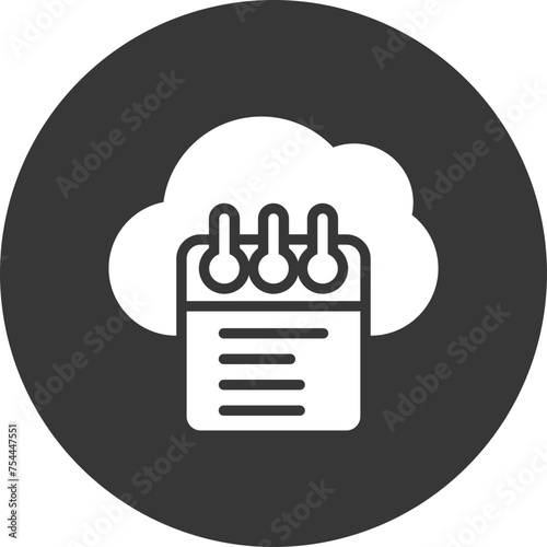 Cloud Glyph Inverted