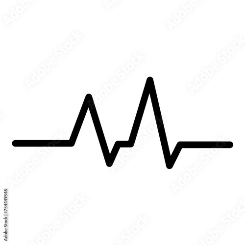 Vector Design Heartbeat Icon Style