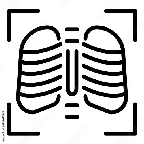 Vector Design X-ray Icon Style