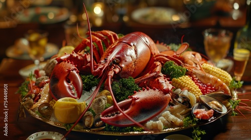 Seafood Platter with Lobster