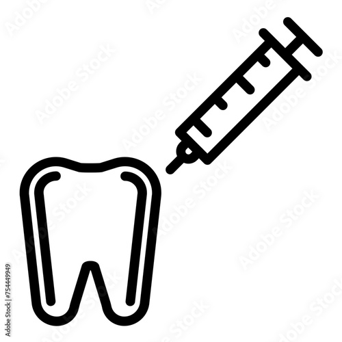 Vector Design Anesthesia Icon Style