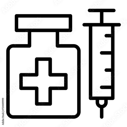 Vector Design Vaccine Icon Style