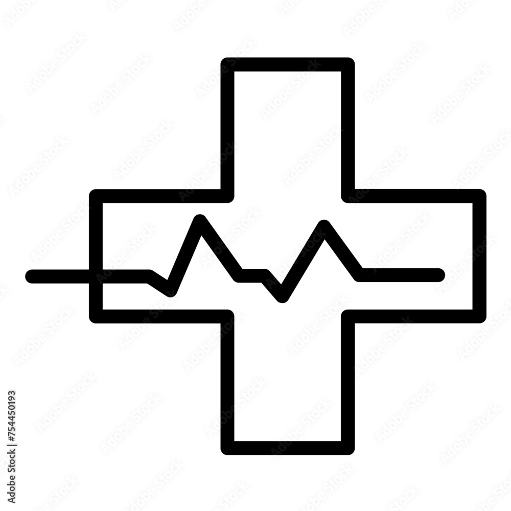 Vector Design Medical Symbol Icon Style Vector Design Medical Symbol Icon Style