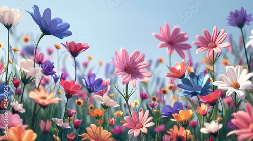 Small Flowers Vector Set