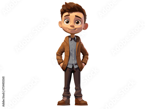 Trendsetter Theo cartoon full body