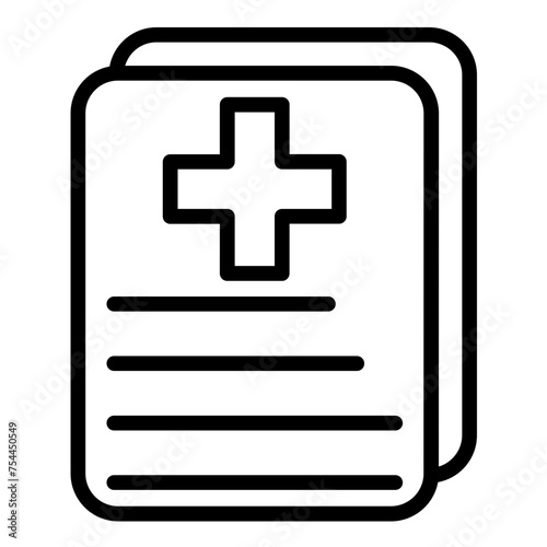 Vector Design Medical History Icon Style