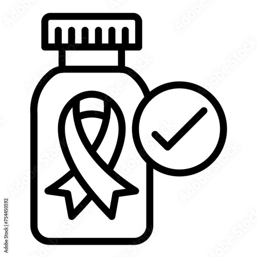 Vector Design Cancer Treatment Icon Style