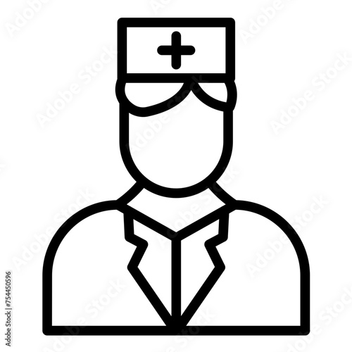 Vector Design Paramedic Icon Style
