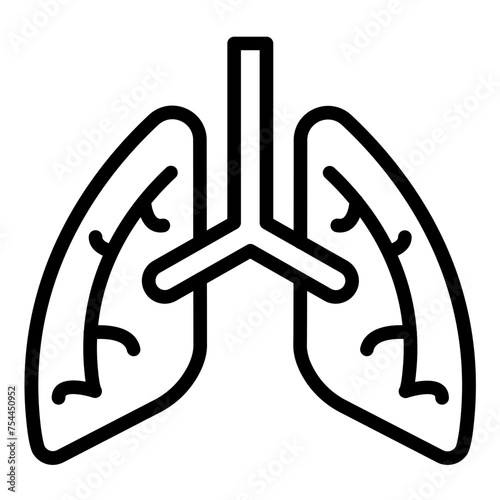 Vector Design Respiratory Health Icon Style