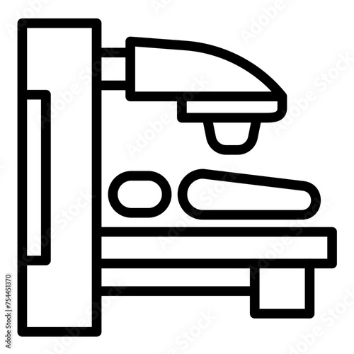 Vector Design Radiation Therapy Icon Style