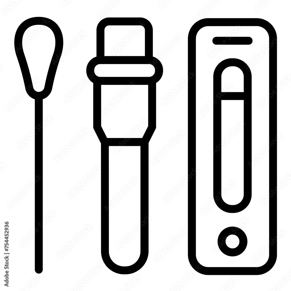 Vector Design Virus Testing Kit Icon Style Vector Design Virus Testing Kit Icon Style