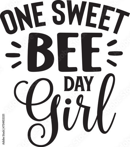 One Sweet Bee Day Girl