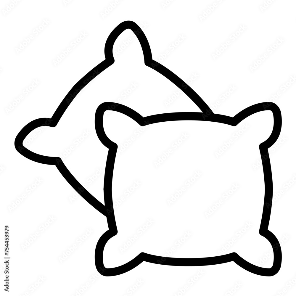 Obraz premium Vector Design Accent Pillow Icon Style
