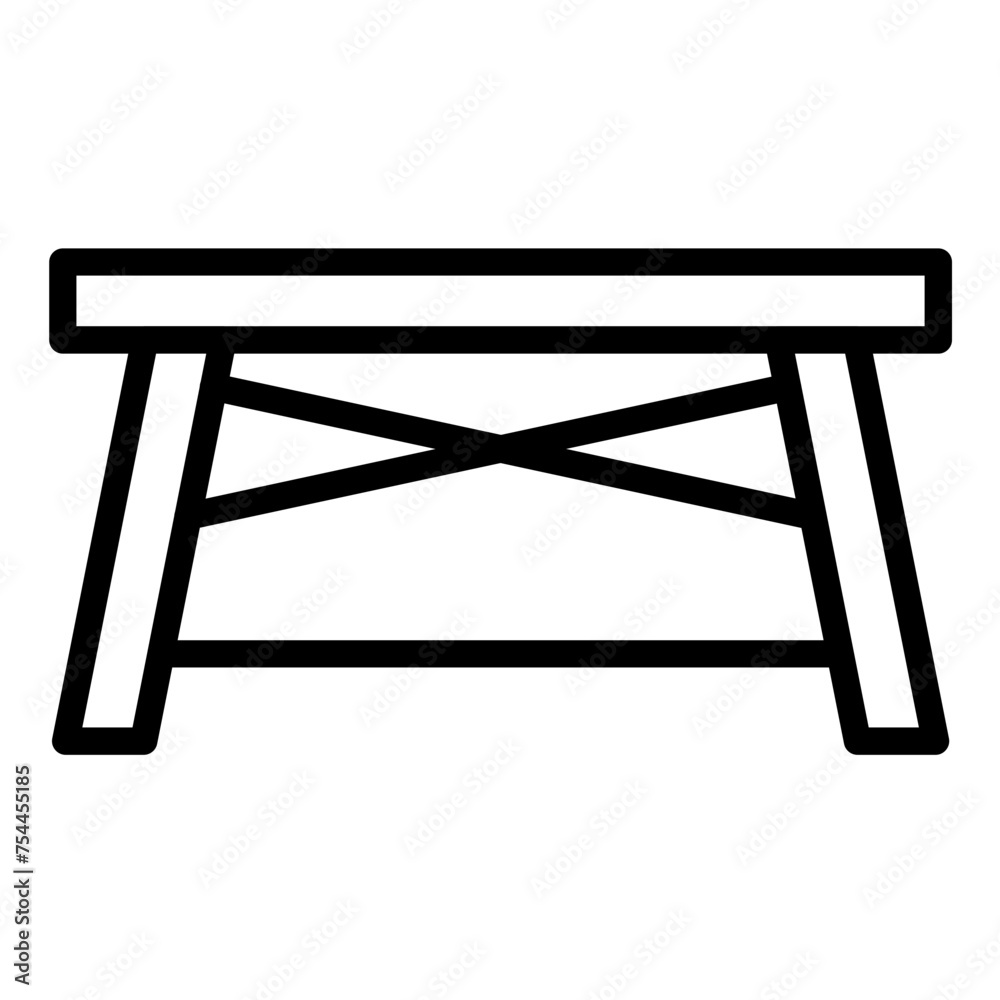 Vector Design Lift-Top Coffee Table Icon Style Vector Design Lift-Top Coffee Table Icon Style