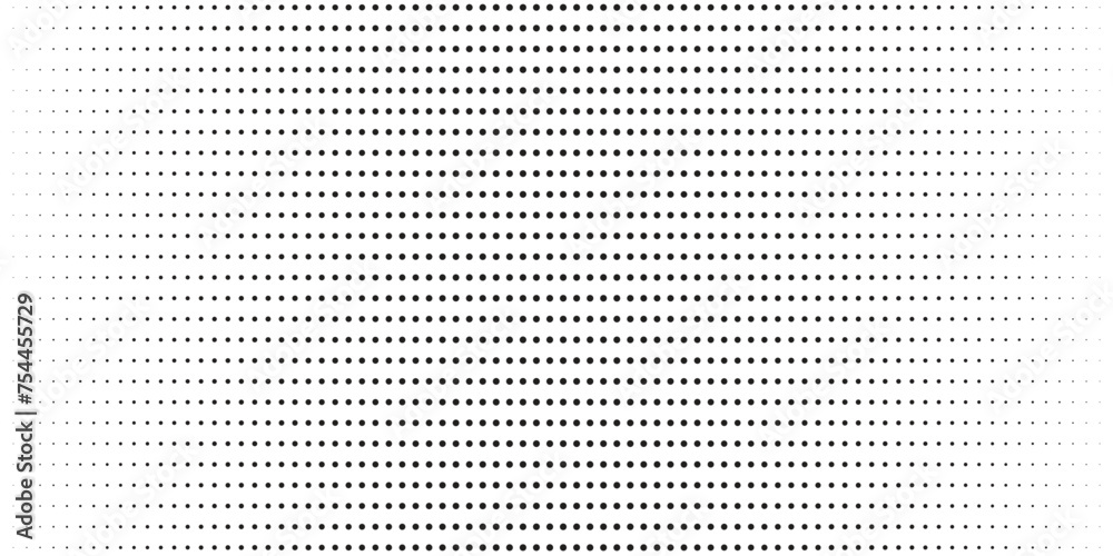 Dot pattern seamless background. Polka dot pattern template Monochrome dotted texture design dots circle arts. - obrazy, fototapety, plakaty 