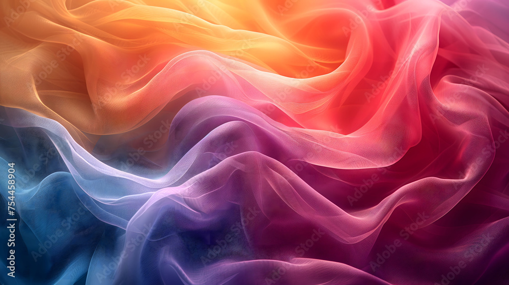 A rainbow cloth background, with vibrant colors, soft and delicate textures, AI generated image A rainbow cloth background, with vibrant colors, soft and delicate textures, AI generated image