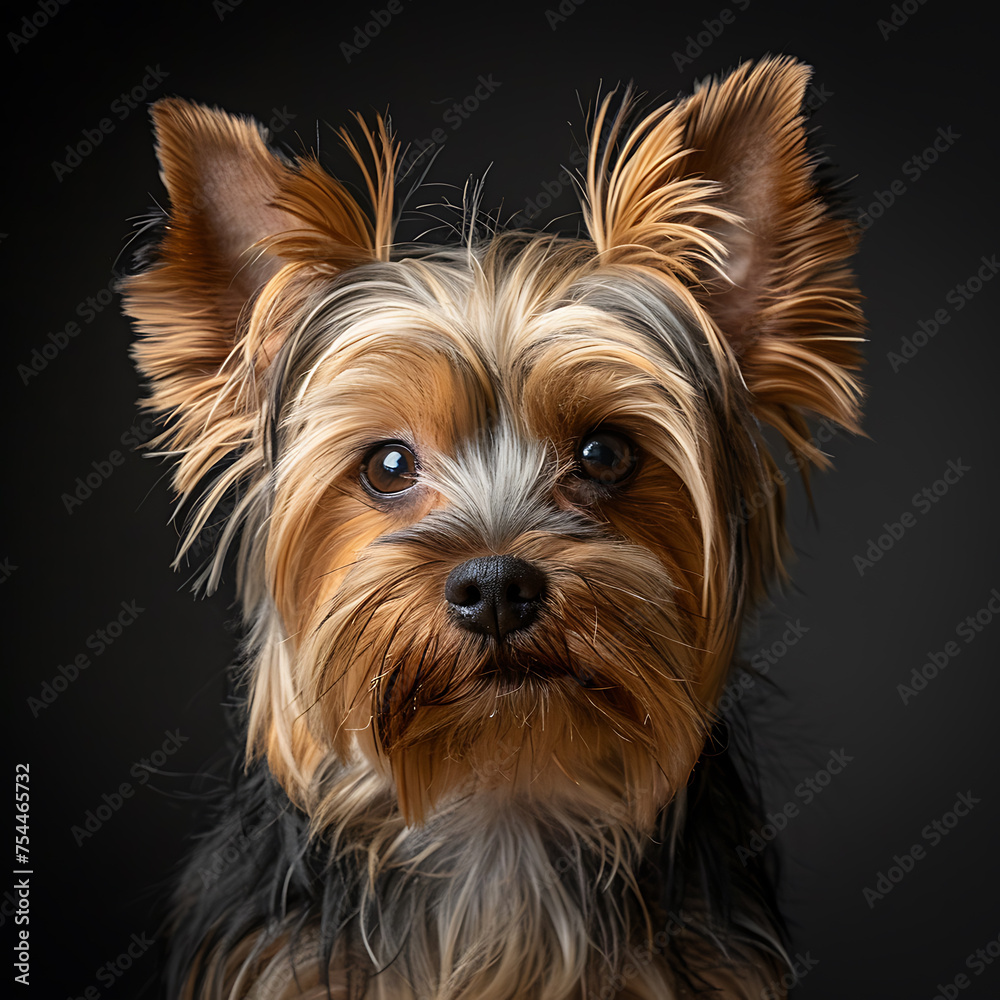 Professional Headshot Portrait of a Yorkshire Terrier
