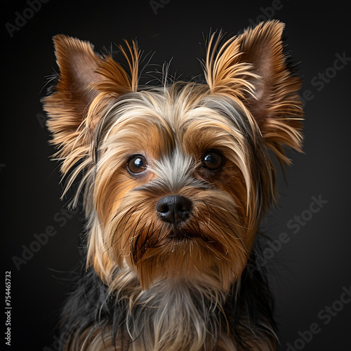 Professional Headshot Portrait of a Yorkshire Terrier