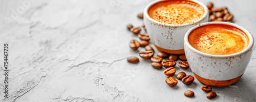 Delicious coffee banner for a styled food photography shoot.
