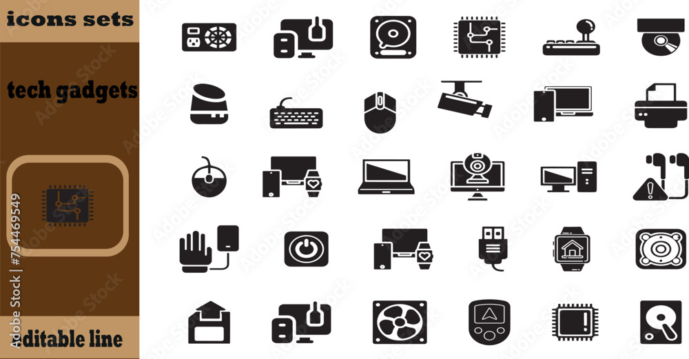 icon tech gadgets icon tech gadgets