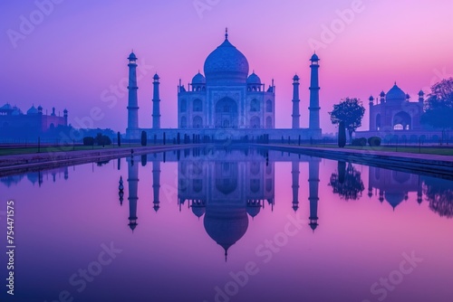 the Taj Mahal at dawn Agra