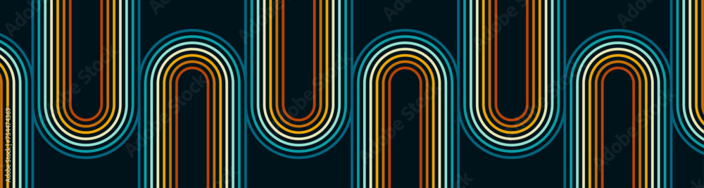 Retro Abstract Line art Background Design. Retro Abstract Line art Background Design.