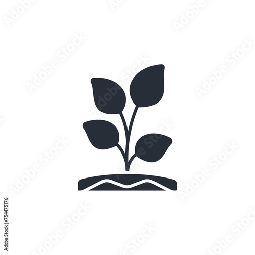 plant icon. vector.Editable stroke.linear style sign for use web design,logo.Symbol illustratio © zumrotul