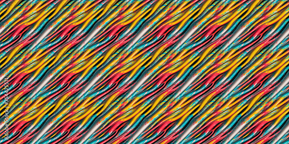 Vibrant Colorful Striped Pattern