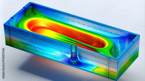 Comprehensive Fluidic System Design Analysis: Investigating Velocity Profiles, Pressure Gradients, and Flow Patterns through Finite Element Simulation and Computational Fluid Dynamics photo