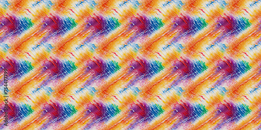 Multicolored Background With Central Pattern