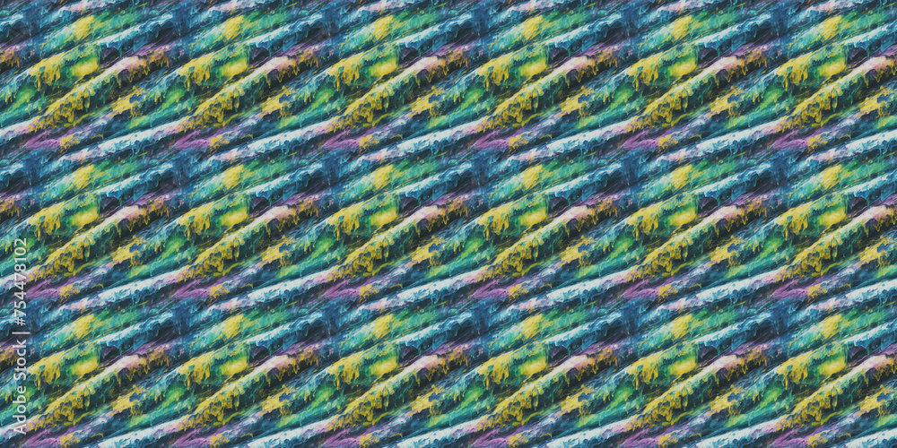 Close Up of Knitted Fabric Pattern