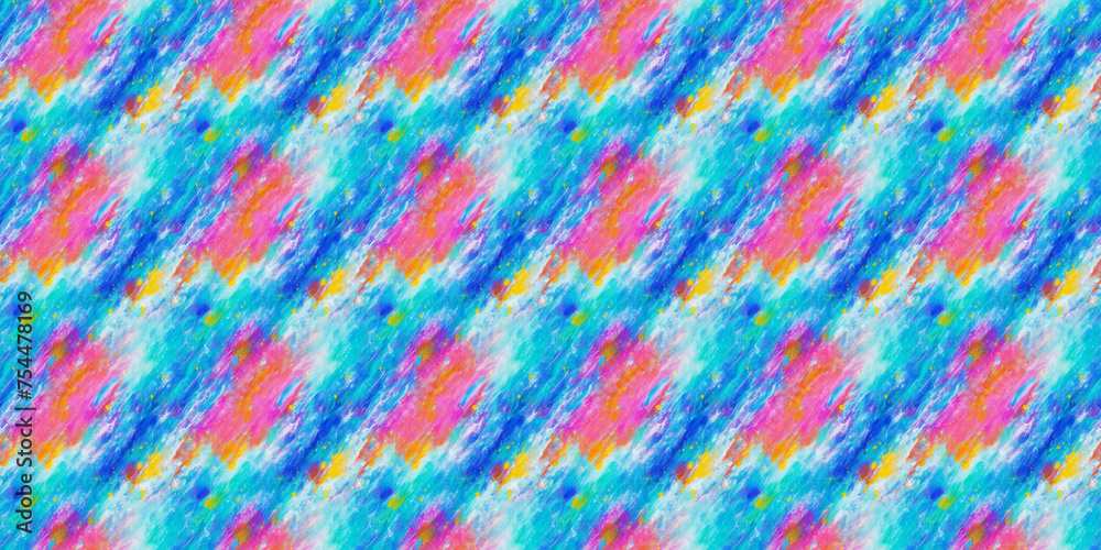 Multicolored Diagonal Pattern Design