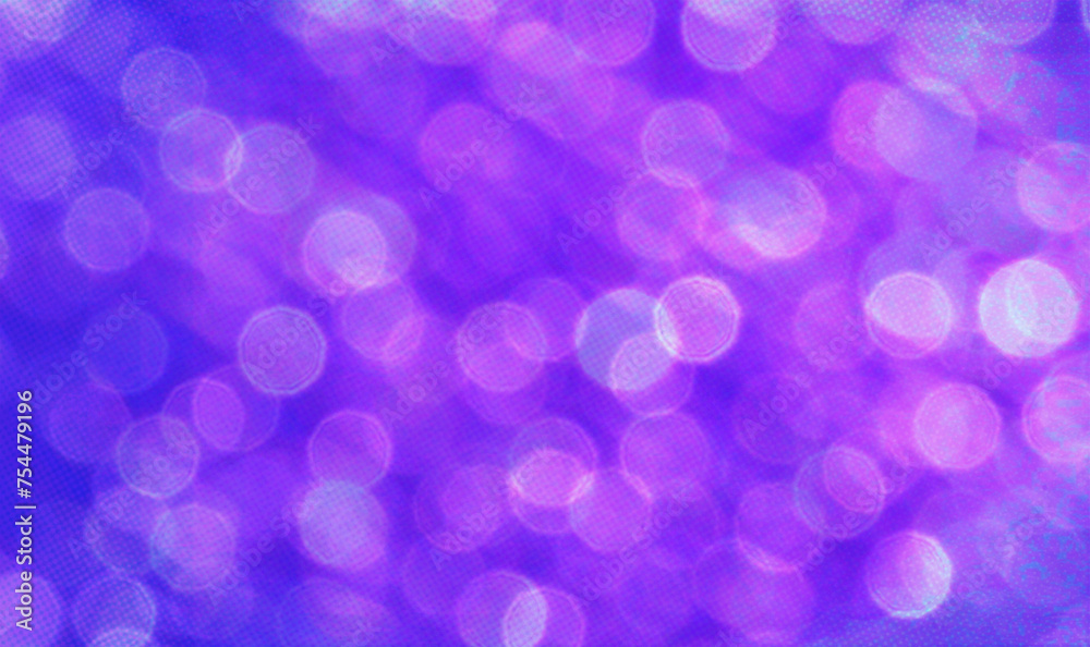 Purple bokeh background for banner, poster, ad, celebrations, and various design works