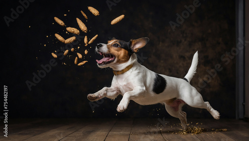 Studioportrait eines Jack Russels