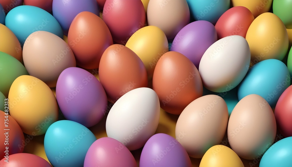 Multitude of painted colorful chocolate easter eggs background Multitude of painted colorful chocolate easter eggs background