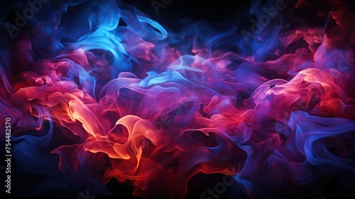 Colorful smoke on black background. Abstract background for creativity and design.Colorful smoke on black background. Abstract background for creativity and design.