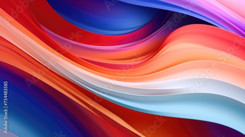 Vibrant close up of a colorful abstract background, perfect for design projects