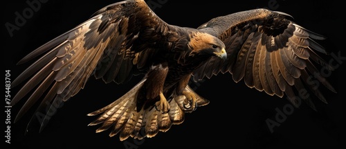  a close up of a bird of prey flying in the air with its wings spread wide open and it's wings spread wide.