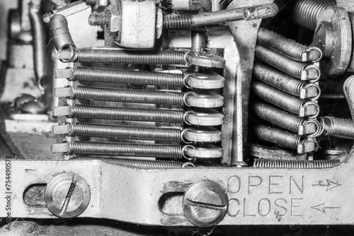 Dirty machinery springs