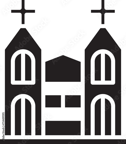 Church Glyph Icon