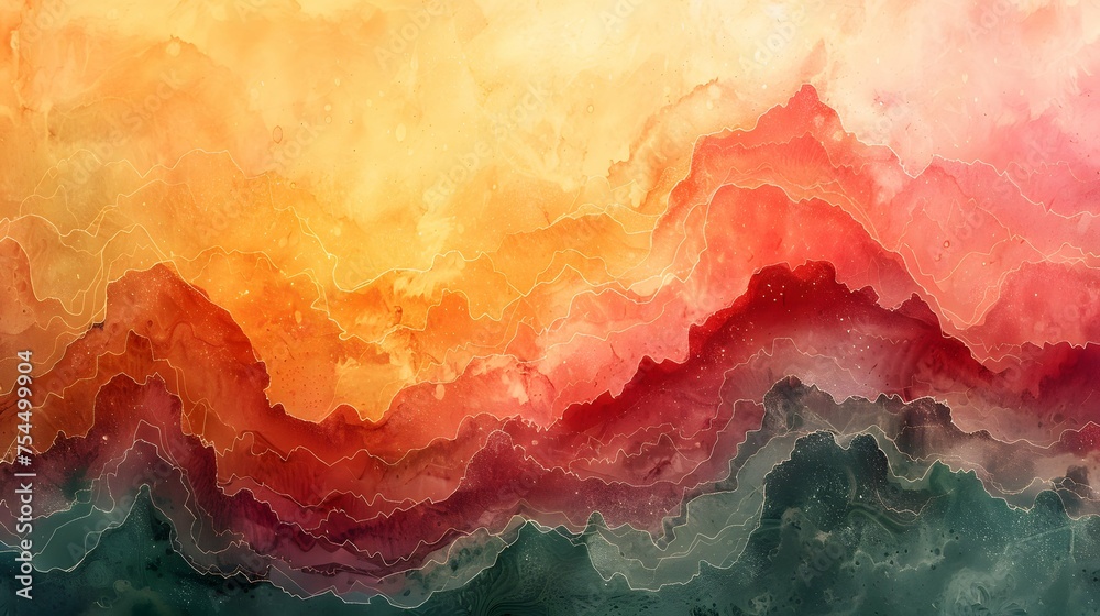 Digital watercolor wash with subtle textures and gradient blends, offering a fresh abstract background Digital watercolor wash with subtle textures and gradient blends, offering a fresh abstract background