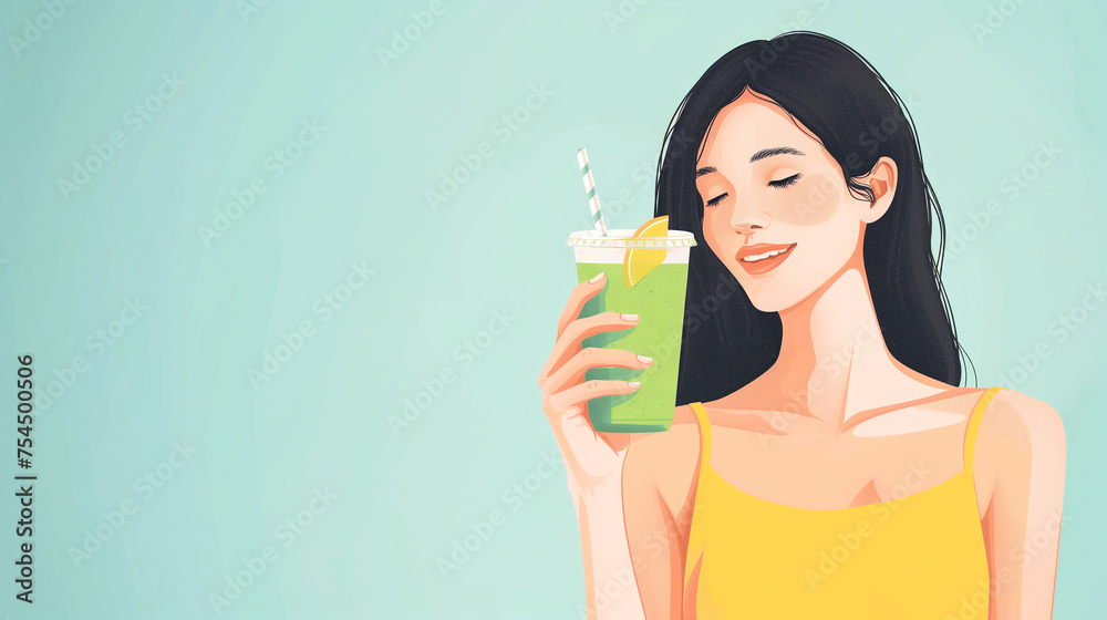 Vibrant Wellness: The Cheerful Girl and Her Green Nectar Vibrant Wellness: The Cheerful Girl and Her Green Nectar