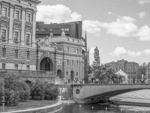 Canvas Print Stockholm in schweden