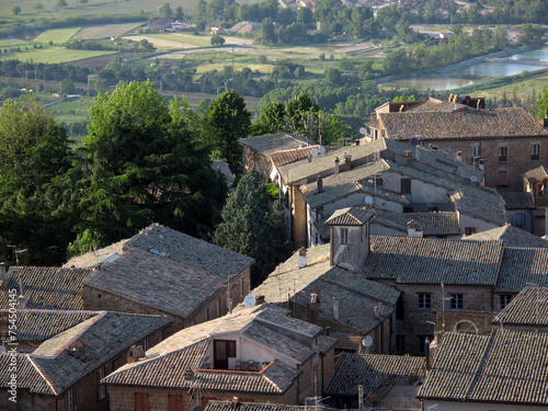 Overview of Orvieto from the Tower del moro - Tuscia - Italy
