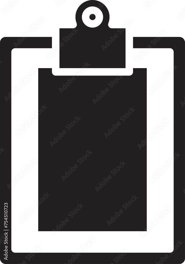 Clipboard Glyph Icon Clipboard Glyph Icon