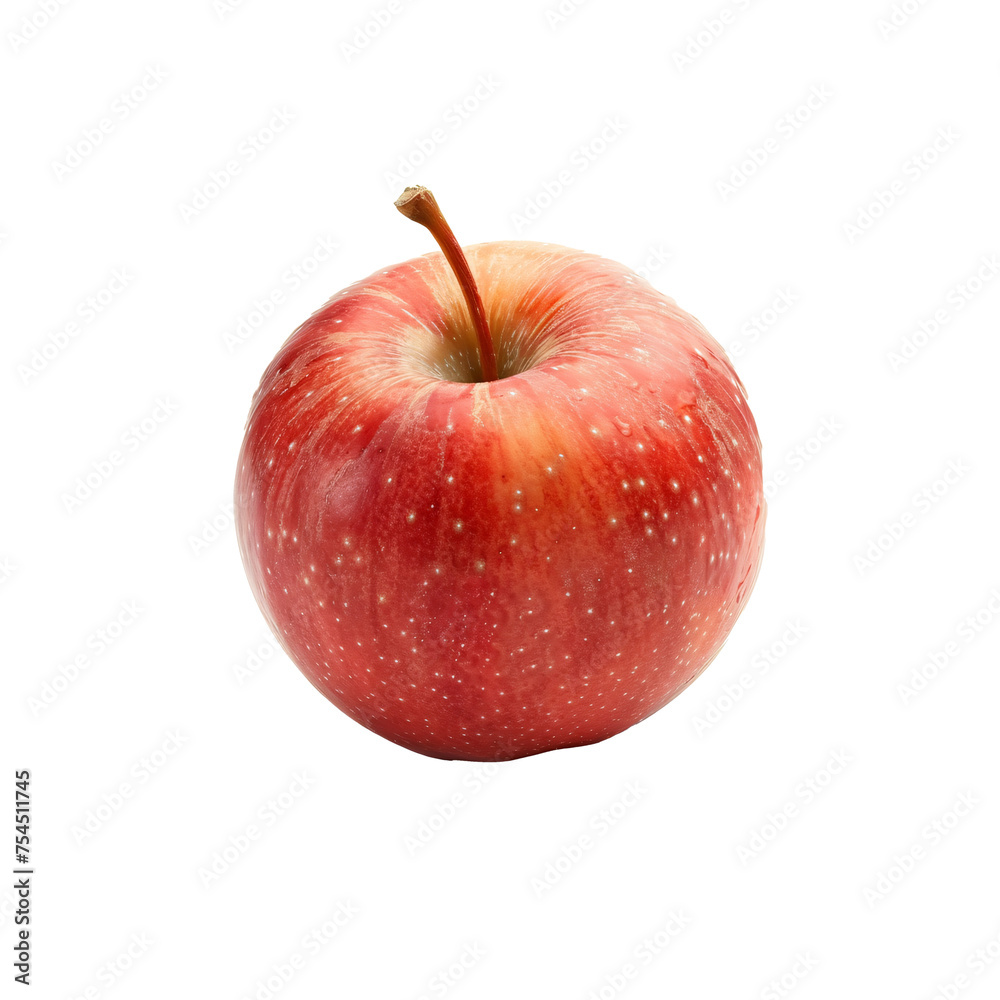 Fresh Red Apple isolated on transparent or white background Fresh Red Apple isolated on transparent or white background