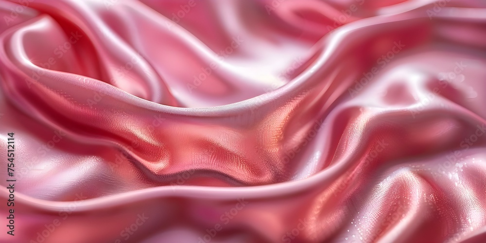 Obraz premium Capturing the Shine: Minimalist Shot of Rose Gold Foil Texture. Concept Rose Gold Foil, Minimalist, Texture, Shine, Photography